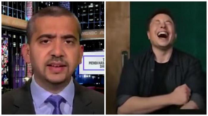 Elon Musk mocked Mehdi Hasan and MSNBC after the network host suggested Republicans were expanding their far-right, "pro-neo Nazi" ranks, and the Tesla CEO was poised to hand Twitter over to them.