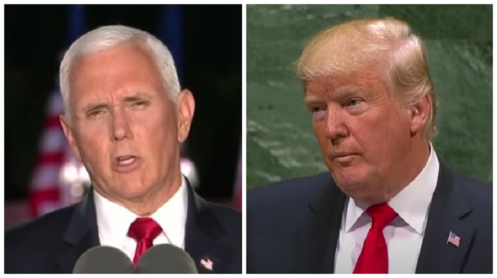 Donald Trump took aim at former Vice President Mike Pence after the latter broke with him by endorsing Georgia Governor Brian Kemp at a campaign rally and insisting the GOP is the future.