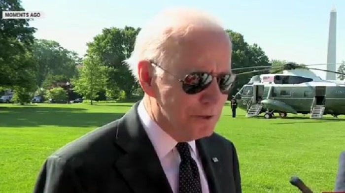 President Biden on Monday stated 9mm handguns are "high-caliber weapons" and suggested they should be banned.