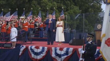 In his final speech celebrating the 4th of July as President, Donald Trump proposed a 'National Garden' replete with statues of American heroes including the nation's Founding Fathers, Martin Luther King Jr., Harriet Tubman, and Frederick Douglass. Joe Biden killed the effort.
