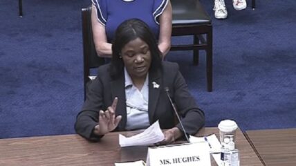 Lucretia Hughes Klucken, whose 19-year-old son, Emmanuel, was killed by a felon with an illegally obtained weapon in 2016, spoke out passionately against gun control before Congress, indicating such policies do not save lives.