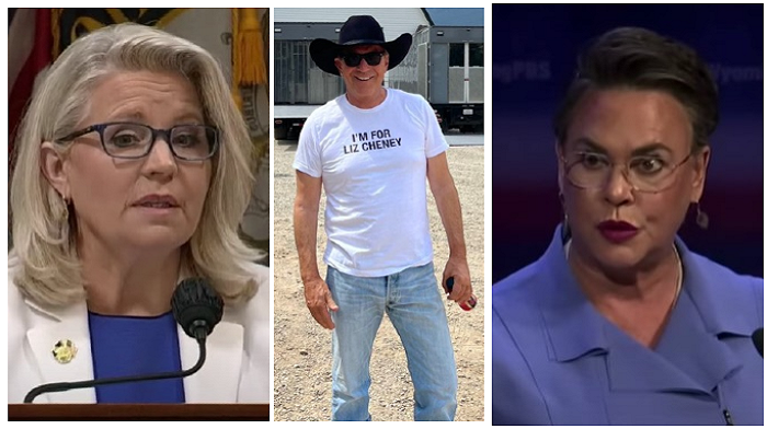 Liz Cheney's primary opponent, the Trump-endorsed Wyoming attorney Harriet Hageman, mocked her for boasting of support from "pretend rancher" Kevin Costner.