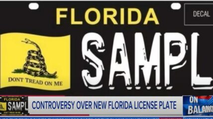 New FL Gadsden Flag License Plate Has NPR Calling It A Symbol Of 'Far Right Extremist Ideology'