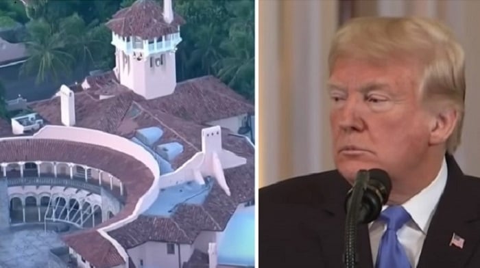 Former President Donald Trump slammed reports that the FBI raid on his Mar-a-Lago home was an attempt to retrieve classified documents about nuclear weapons, calling it a "hoax" and demanding the immediate release of the search warrant.