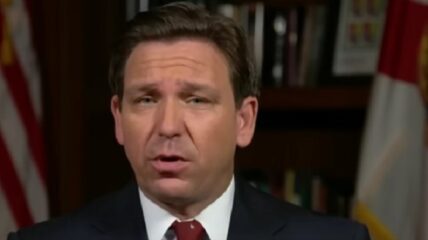 Governor Ron DeSantis slammed the "opportunistic activists" who helped illegal immigrants flown to Martha's Vineyard file a lawsuit against him and produced a copy of the consent form they allegedly signed before they departed Florida for the progressive enclave.