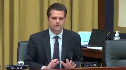 Representative Matt Gaetz took to social media and called for the United States to start bombing illegal cartel drug labs in Mexico.