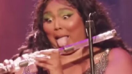 Melissa Viviane Jefferson, better known as the rap artist Lizzo, played a 200-year-old crystal flute once owned by Founding Father James Madison.
