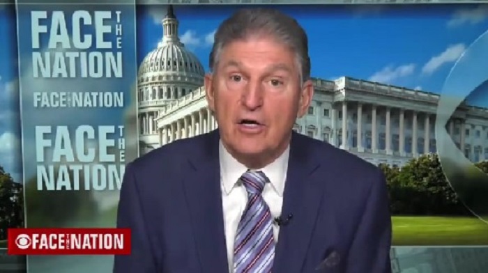 Senator Joe Manchin punted on a question as to whether or not he'd consider leaving the Democrat party, suggesting he'd wait and see how the Inflation Reduction Act played out first.