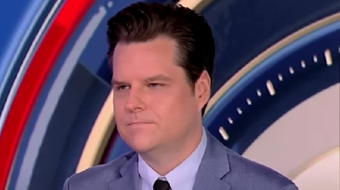 Matt Gaetz suggests Republicans will release an estimated 14,000 hours of tape from the January 6 riot that have remained "hidden."