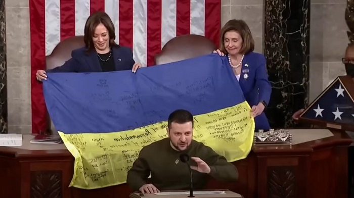 Marjorie Taylor Greene slammed a resolution brought forth by South Carolina GOP congressman Joe Wilson calling for a bust of Ukrainian president Volodymyr Zelenskyy to be displayed at the Capitol.