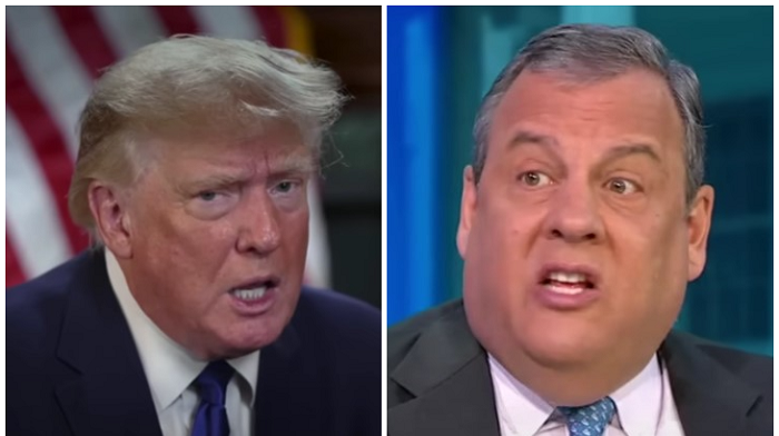 Donald Trump slammed "sloppy" Chris Christie after the former New Jersey governor declared he didn't think the Republican candidate could beat President Biden in 2024.