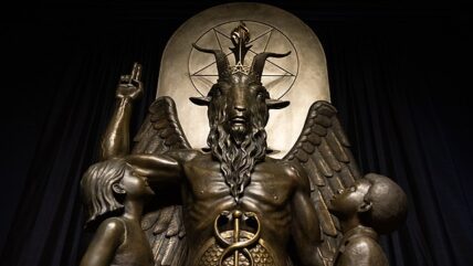 Satanic Template Satanists Protest child sex change ban Idaho Capitol