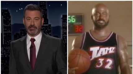 Late-night talk show host and self-proclaimed comedian Jimmy Kimmel mocked Fox News for their anti-woke commentary and urged them to "make your own homophobic potato dudes."