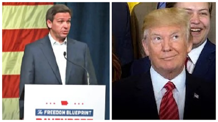 Florida Governor Ron DeSantis offered implicit criticism of Donald Trump by indicating his administration offers none of the "daily drama" and suggests his conservative approach to governing puts "points on the board."