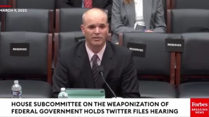 Journalist Matt Taibbi, who has been at the forefront of the 'Twitter Files' bombshell document releases, reportedly had an IRS agent on the doorstep of his home on the same day he was testifying before the Select Subcommittee on the Weaponization of the Federal Government.