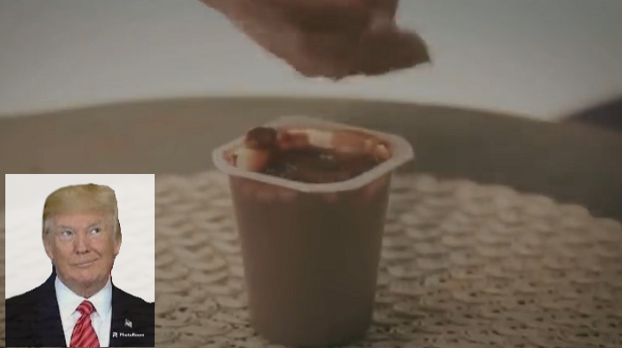 A new campaign ad from Donald Trump's team attacks Ron DeSantis over an unsubstantiated rumor from former staffers that claim the Florida Governor once ate pudding with his fingers.