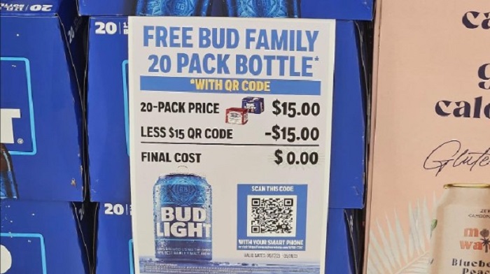 Some Bud Light products are being offered for free with a promotional rebate as sales numbers continue to plunge following the company's controversial Dylan Mulvaney advertising campaign.