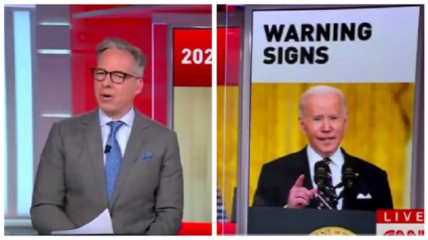 CNN's Jake Tapper was nearly beside himself as he delivered "horrible" polling numbers for President Biden.