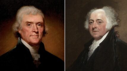 John Adams and Thomas Jefferson, the nation's second and third Presidents respectively, both passed away on the 4th of July within hours of each other in 1826.