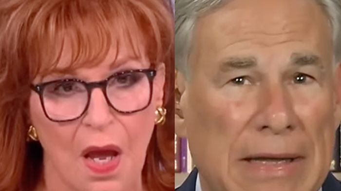 Joy Behar Accuses Texas Gov. Abbott of Being a ‘Sadist’ Who Derives ‘Satisfaction’ From ‘Causing Suffering’