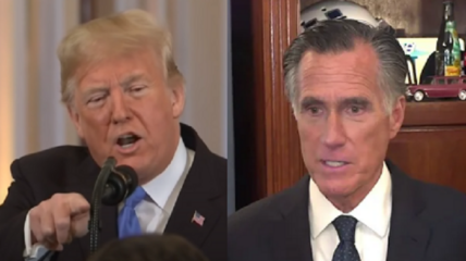 Trump hammered Romney saying he "did not serve with distinction" and suggesting he likely would have been primaried out of office anyway.