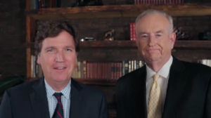 Bill O'Reilly joined fellow former Fox News host Tucker Carlson for an interview designed to go head to head with the second Republican presidential debate.
