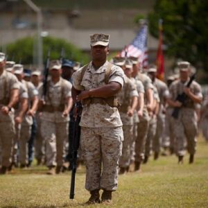 marines no uniforms