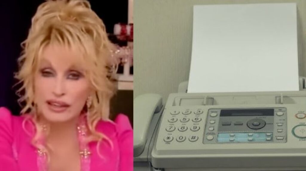 Dolly Parton Fax Machine
