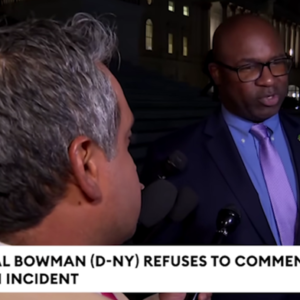 CNN reporter Manu Raju seemingly raised the ire of 'Squad' lawmaker Jamaal Bowman when he questioned why the New York Democrat hadn't been truthful about pulling a fire alarm in an incident critics have suggested was meant to delay a congressional vote.