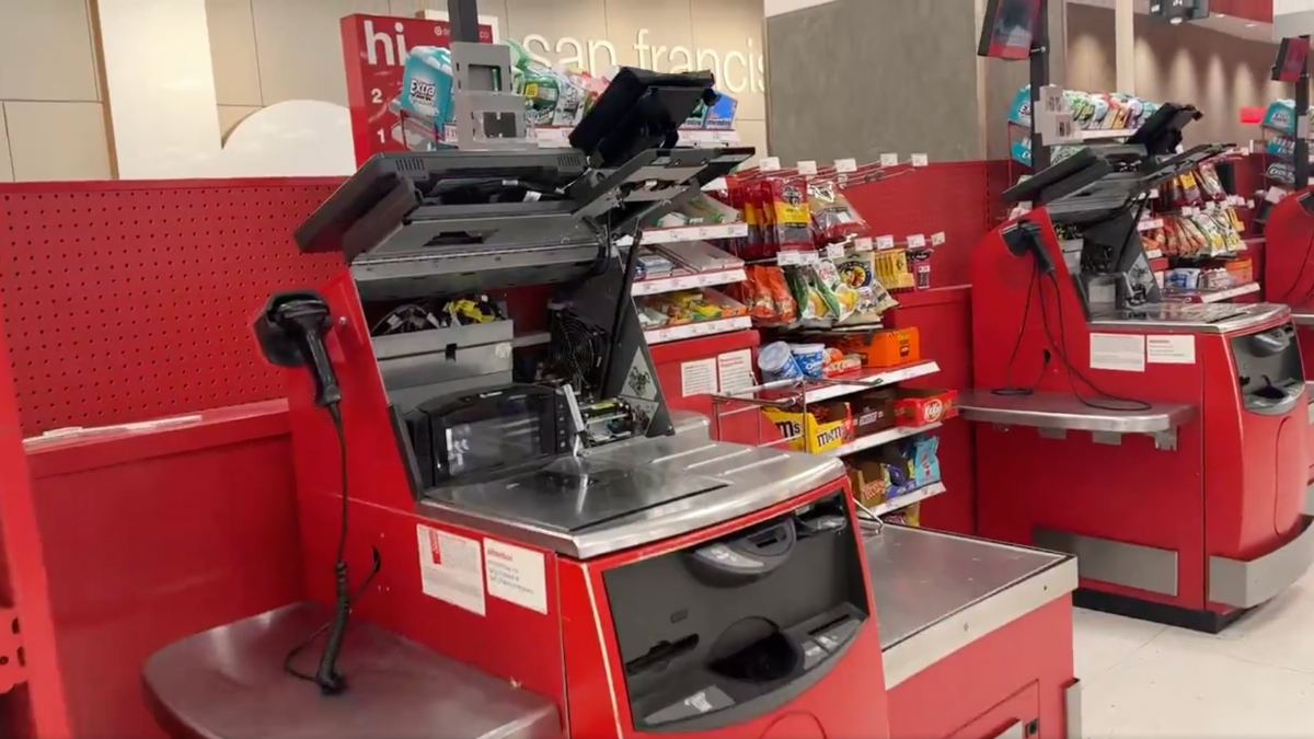 San Francisco retailers remove self-checkout amid increase in shoplifting.