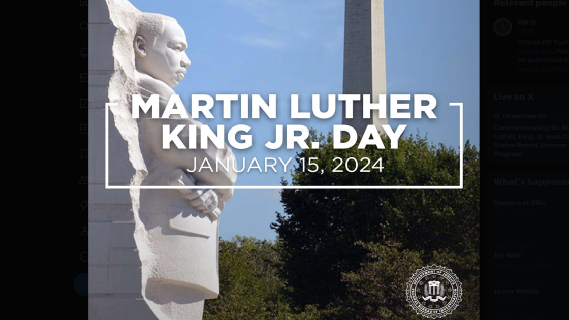 The FBI had an X post about Martin Luther King Jr. verified after it attempted to portray the agency's relationship with the civil rights leader as one of support for its mission.