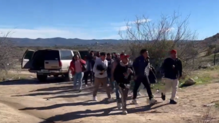 Video Shows Illegal Immigrants From Asia and Middle East Dropped Off In SUVs, Then ‘Trot Around The Border Wall’