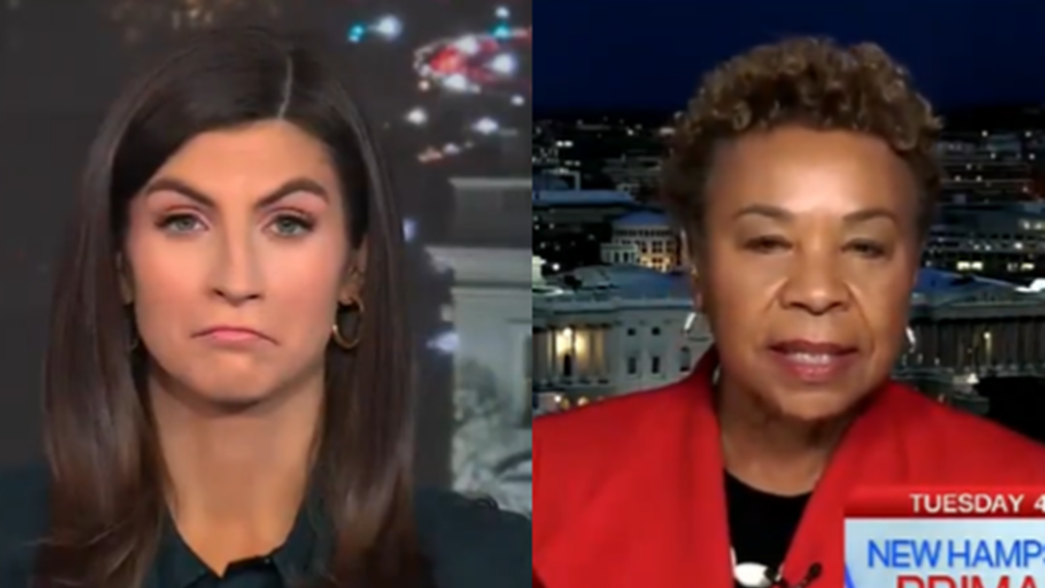 Representative Barbara Lee (D-CA) and Jussie Smollett were both trending on X after the former claimed a "white guy" had stopped her from getting on the 'members-only' elevator in the Capitol.