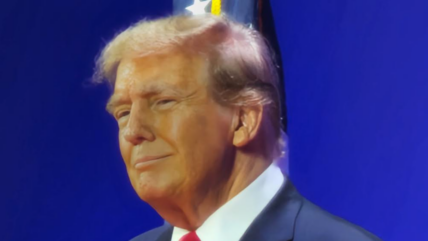 WATCH: Trump Unveils New Impression Of Biden Stumbling Around The Stage – And The Crowd Loves It