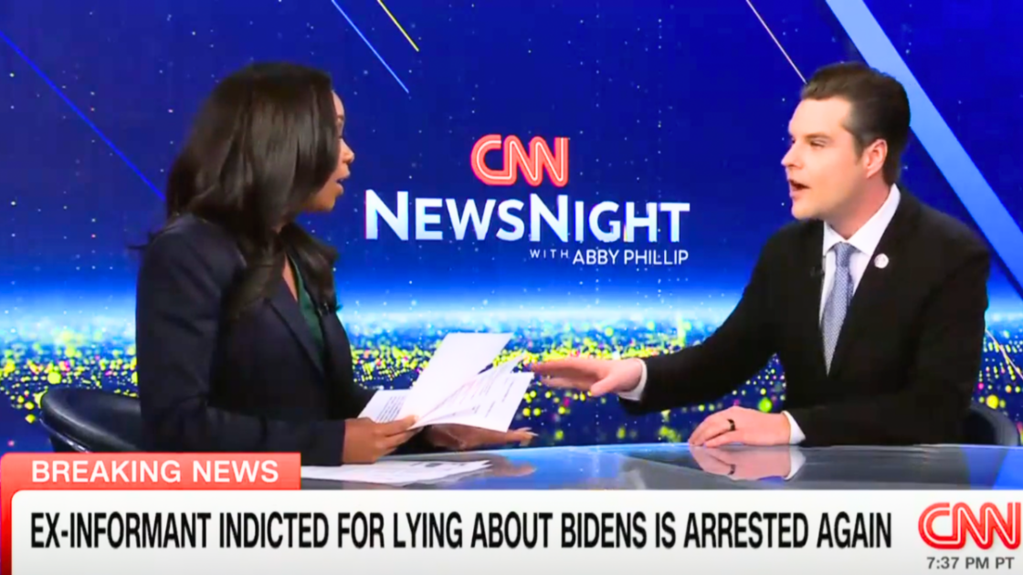 GOP Rep. Gaetz Clashes With CNN’s Phillip Over Hunter Biden: ‘Do You Think They Were Paying Him To Figure Out Where To Go Buy Crack?’