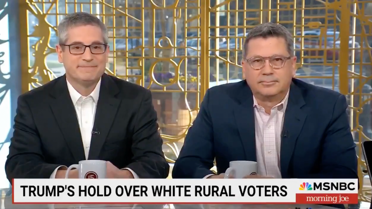 MSNBC Guests Label Rural White Voters as a Menace to Democracy