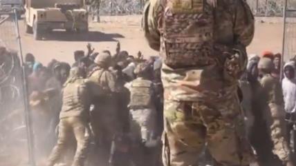 Wild Video Shows Illegal Immigrants Overrunning Texas National Guard At The Border