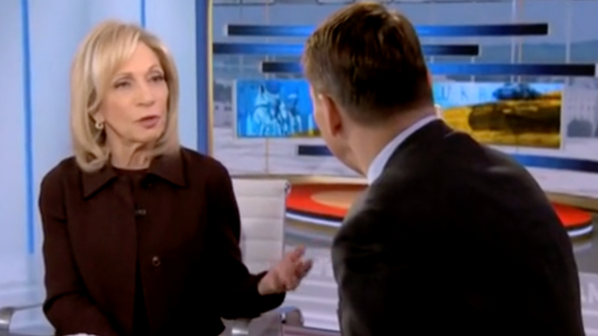 Andrea Mitchell discusses Europe’s role in Ukraine with a Polish official