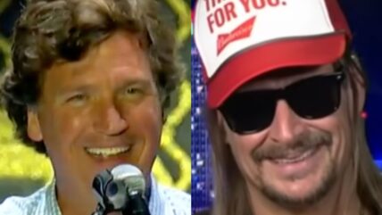 Tucker Carlson Defends America While Opening For Kid Rock – ‘A Beautiful Country Filled With Beautiful People’