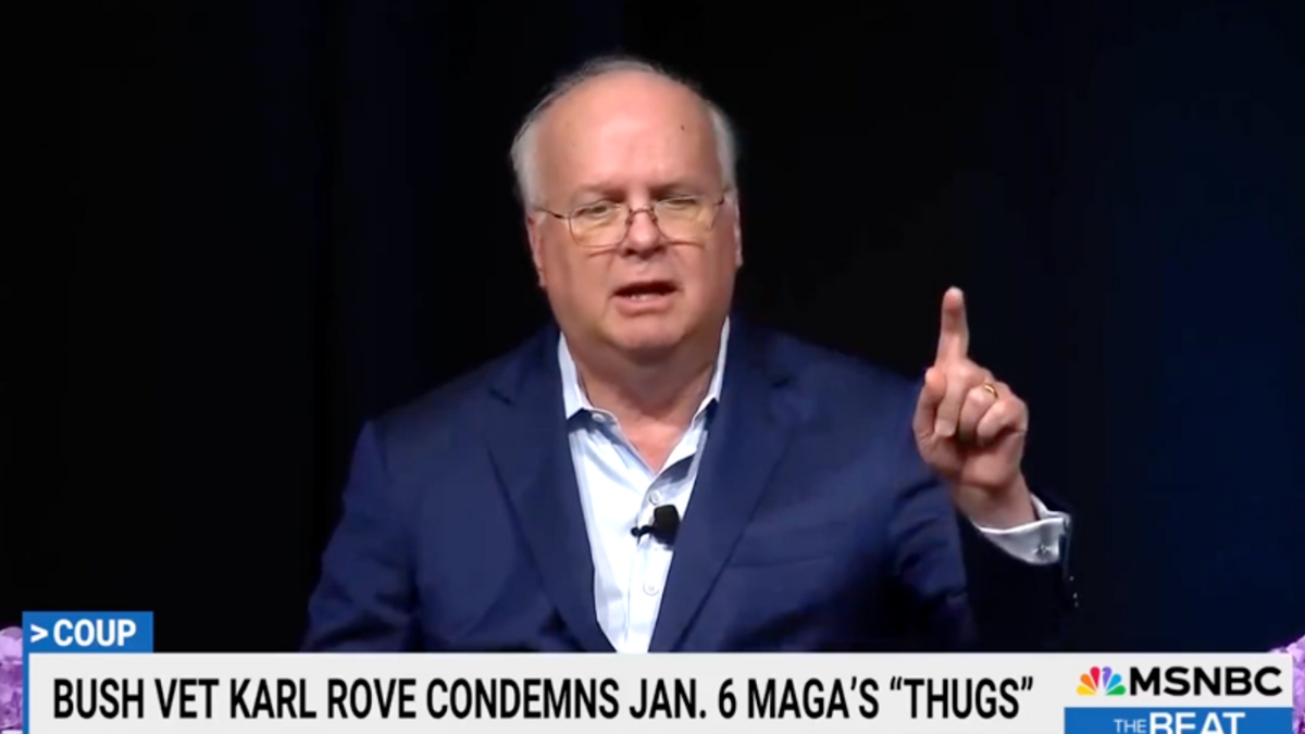 Karl Rove is calling for all those involved in the January 6 events to be apprehended and incarcerated.